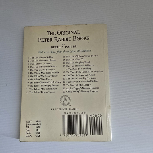 Alona.com.au The Tale Of Benjamin Bunny by Beatrix Potter, Paperback 1987