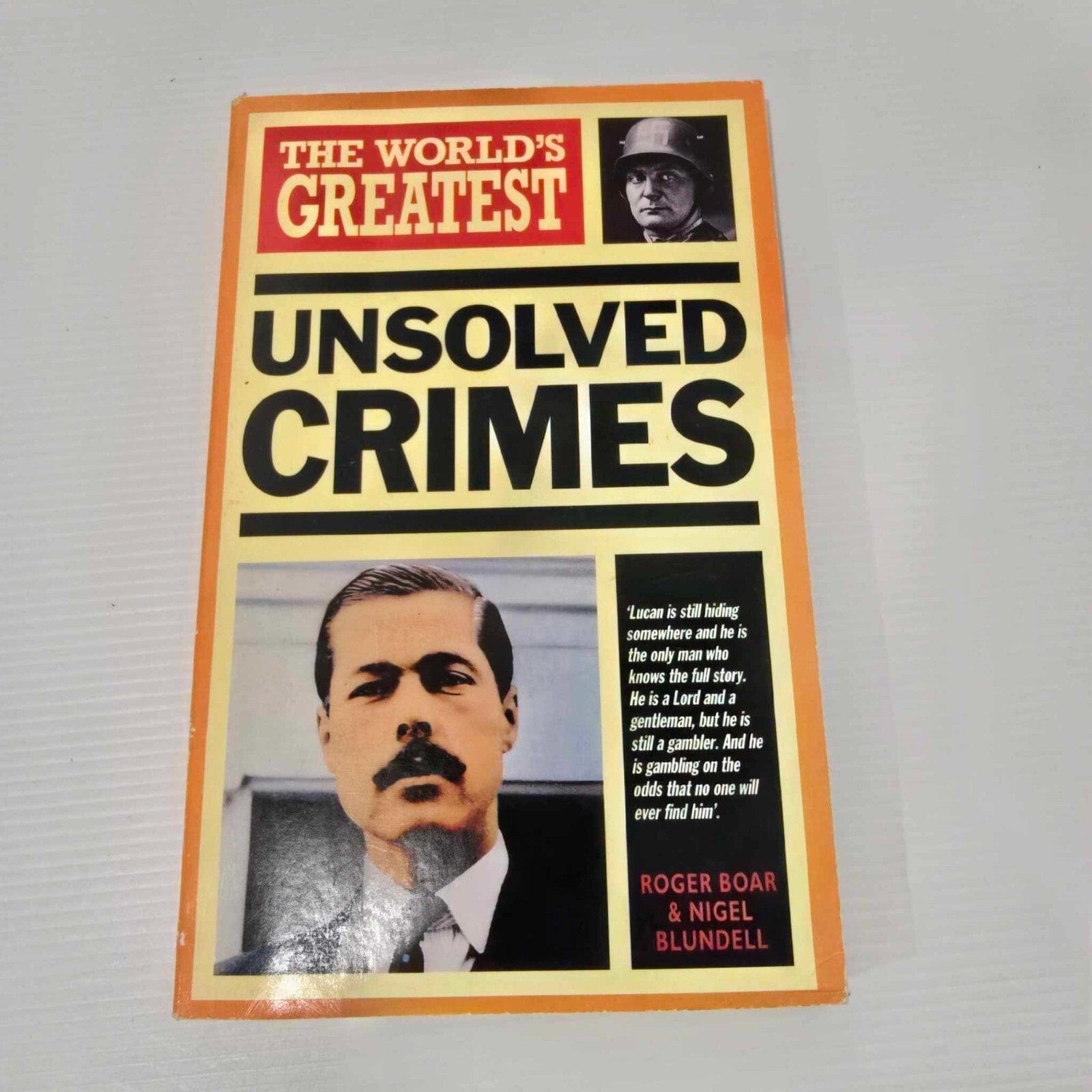 Alona.com.au The World's Greatest Unsolved Crimes Paperback,2002 Roger Boar & Nigel Blundell
