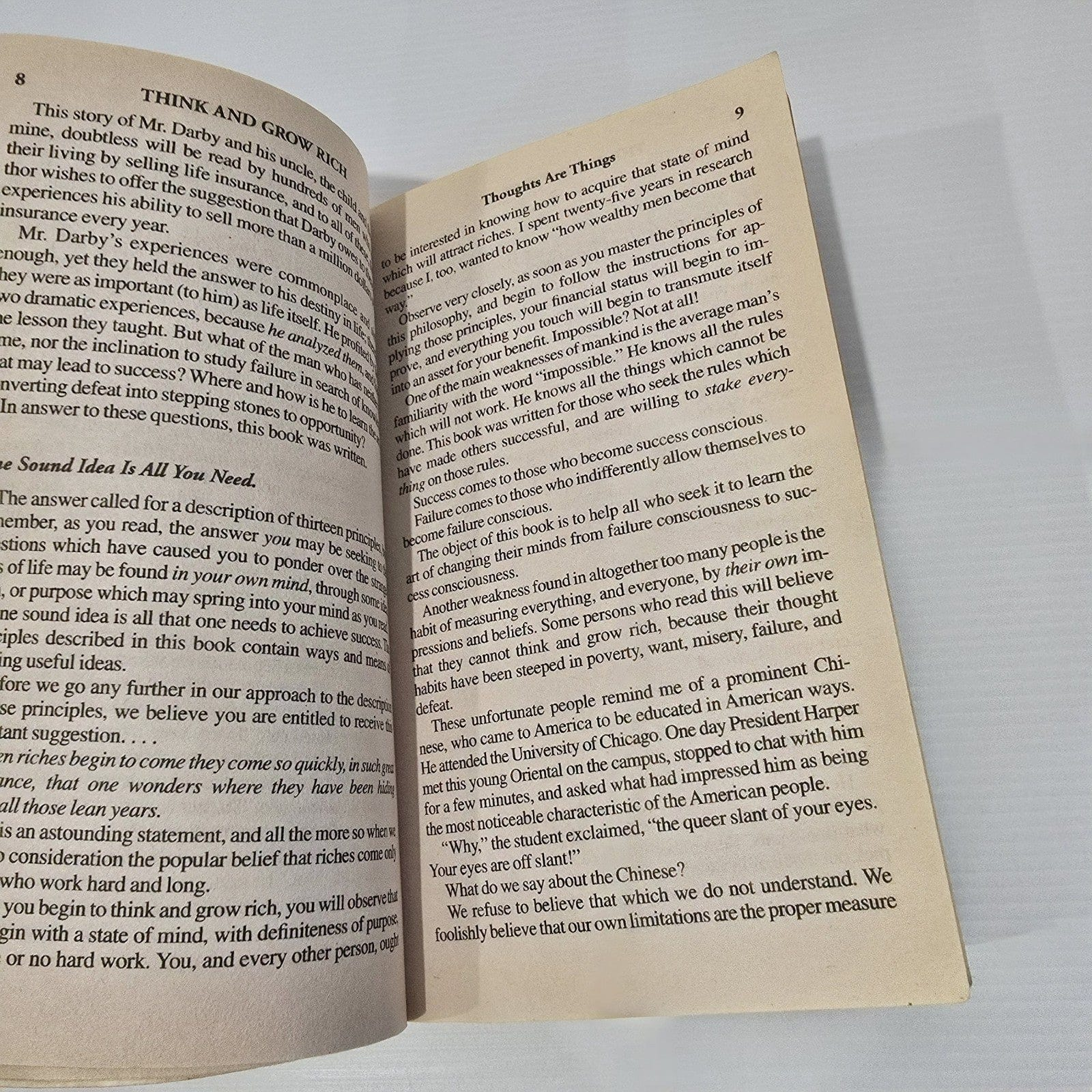 Alona.com.au Think and Grow Rich by Napoleon Hill, Paperback 1983 (First Ballantine Edition)