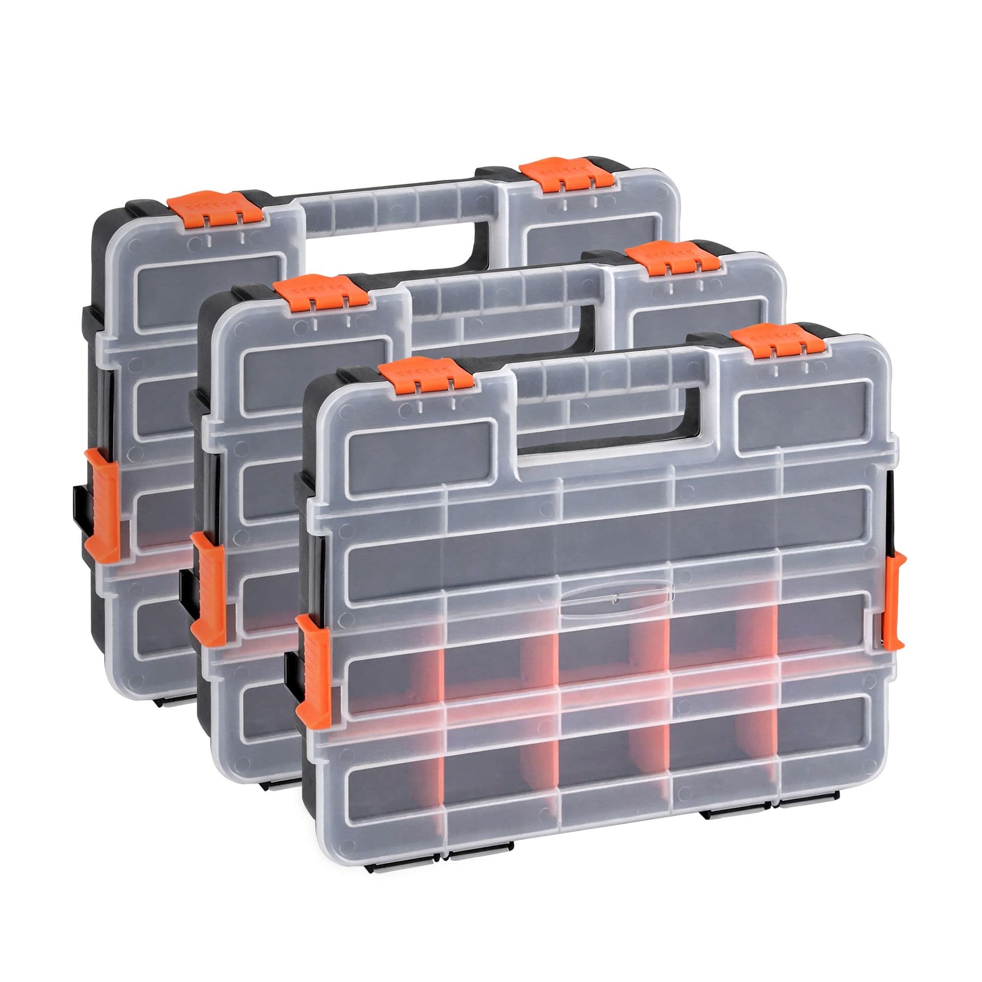 Alona.com.au Tools > Tools Storage > Tool Boxes Giantz 3 Pack Tool Box Organizer with Hardware Storage Box for Small Parts
