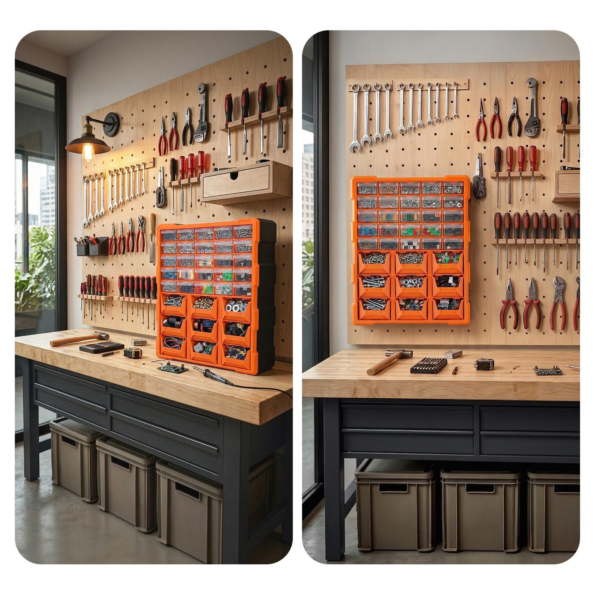 Alona.com.au Tools > Tools Storage > Tool Boxes Giantz Tool Organizer 39-Drawer Hardware Cabinet Screw Storage Box Anti-Drop