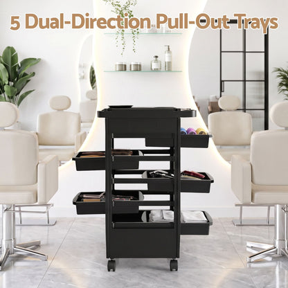 Alona.com.au Tools > Tools Storage > Utility Trolleys Embellir 6-Tier Salon Trolley Cart on Wheels Barber Mobile Hairdressing Cart