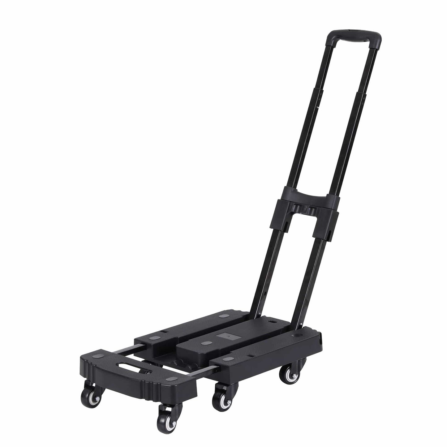 Alona.com.au Tools > Tools Storage > Utility Trolleys Giantz Folding Hand Truck Platform Trolley Foldable Dolly Cart 200kg Load Black