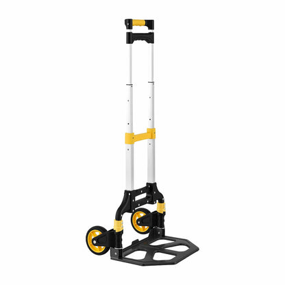 Alona.com.au Tools > Tools Storage > Utility Trolleys Giantz Folding Trolley Portable Hand Truck Lightweight Travel Luggage Silver