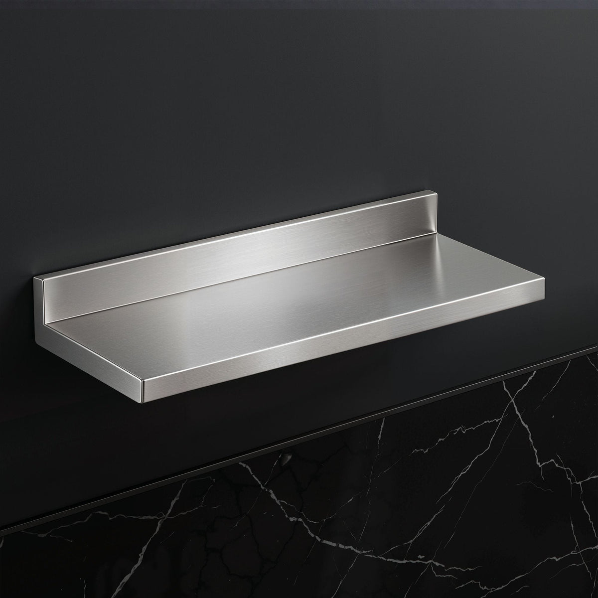 Alona.com.au Tools > Tools Storage > Wall Storage Racks Cefito 610 x 220mm 430 Stainless Steel L-Shaped Kitchen Wall Shelf