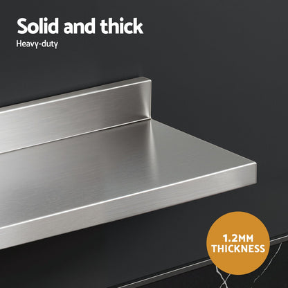 Alona.com.au Tools > Tools Storage > Wall Storage Racks Cefito 610 x 220mm 430 Stainless Steel L-Shaped Kitchen Wall Shelf