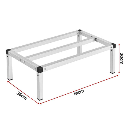 Alona.com.au Tools > Tools Storage > Wall Storage Racks Giantz 61x36cm Aluminum Dunnage Rack Heavy Duty Kitchen Storage Platform