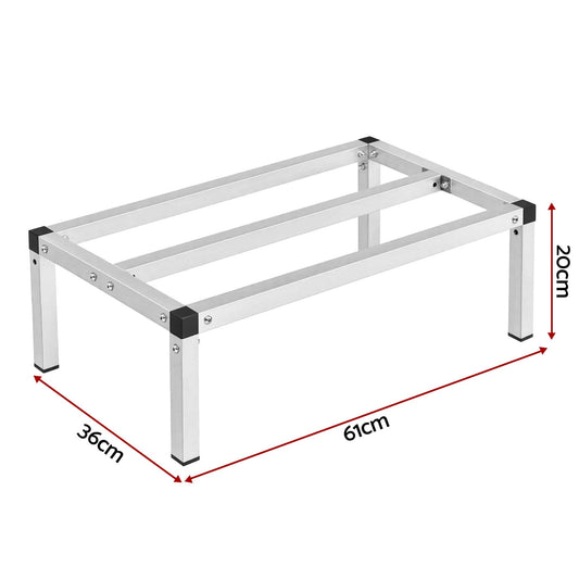 Alona.com.au Tools > Tools Storage > Wall Storage Racks Giantz 61x36cm Aluminum Dunnage Rack Heavy Duty Kitchen Storage Platform