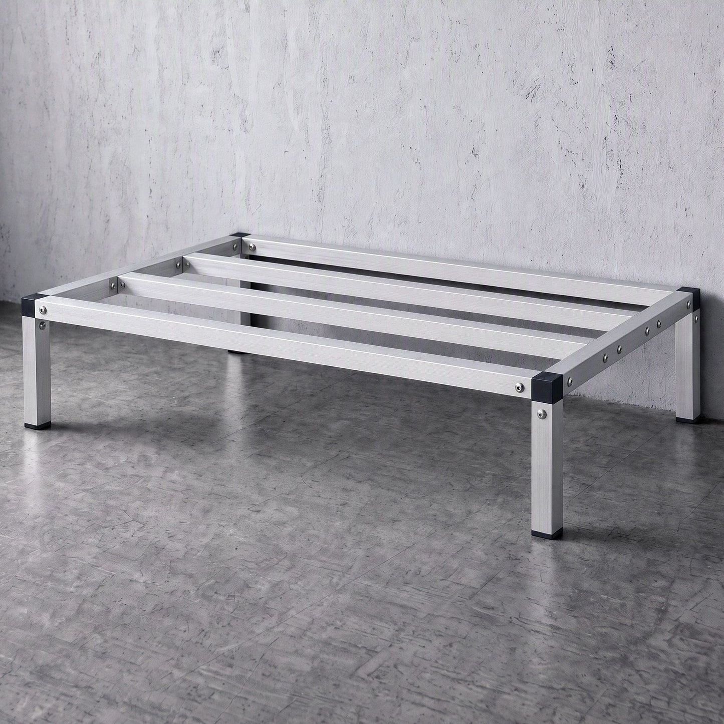Alona.com.au Tools > Tools Storage > Wall Storage Racks Giantz 91x51cm Aluminum Dunnage Rack Heavy Duty Kitchen Storage Platform