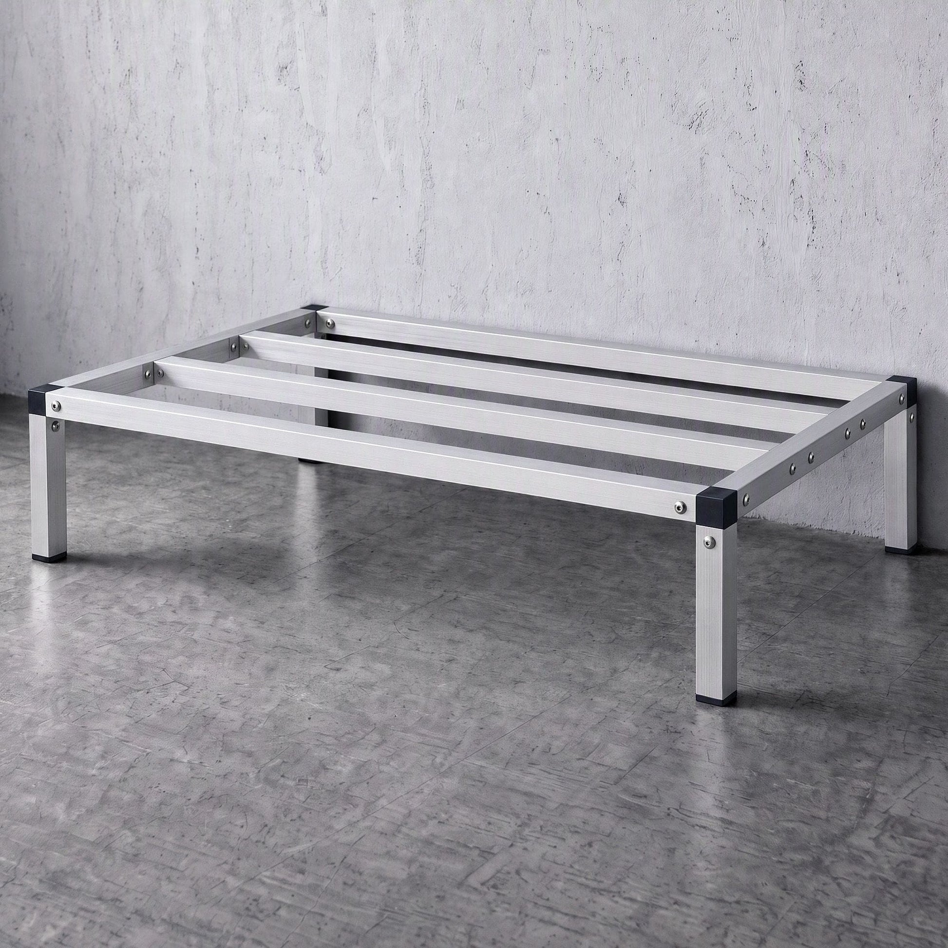 Alona.com.au Tools > Tools Storage > Wall Storage Racks Giantz 91x51cm Aluminum Dunnage Rack Heavy Duty Kitchen Storage Platform