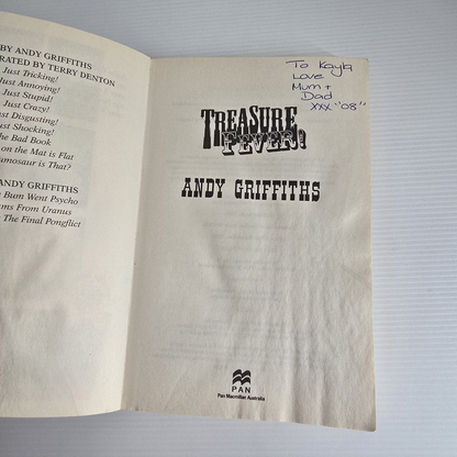 Alona.com.au Treasure Fever By Andy Griffiths - Schooling Around, Paperback
