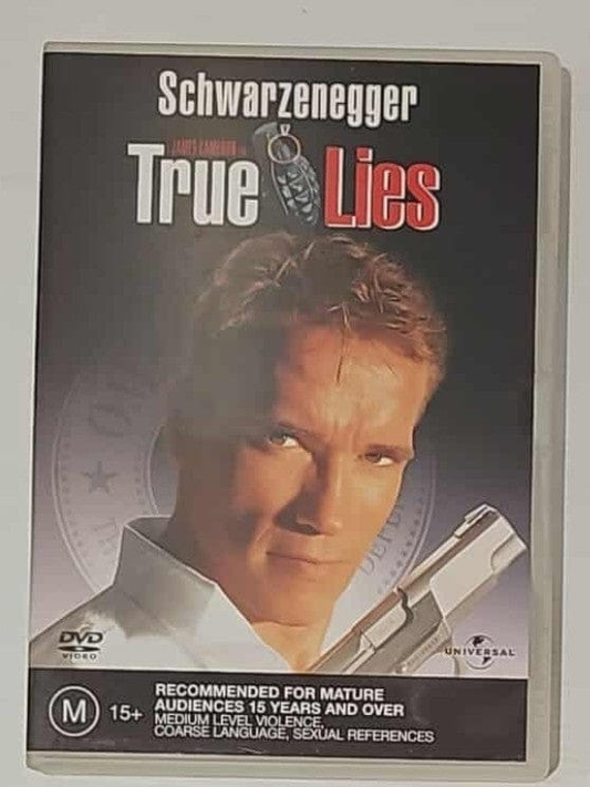 Alona.com.au True Lies : DVD : Arnold Schwarzenegger : Jamie Lee Curtis : Region 4 FREE POST