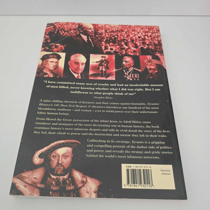 Alona.com.au Tyrants: History's 100 Most Evil Despots & Dictators by Nigel Cawthorne