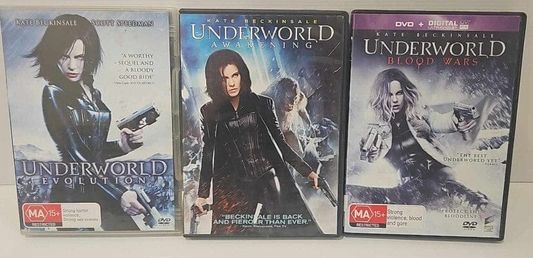 Alona.com.au Underworld DVDs, Evolution, Rise of the Lycans, Horror MA 15+ Region 4 PAL