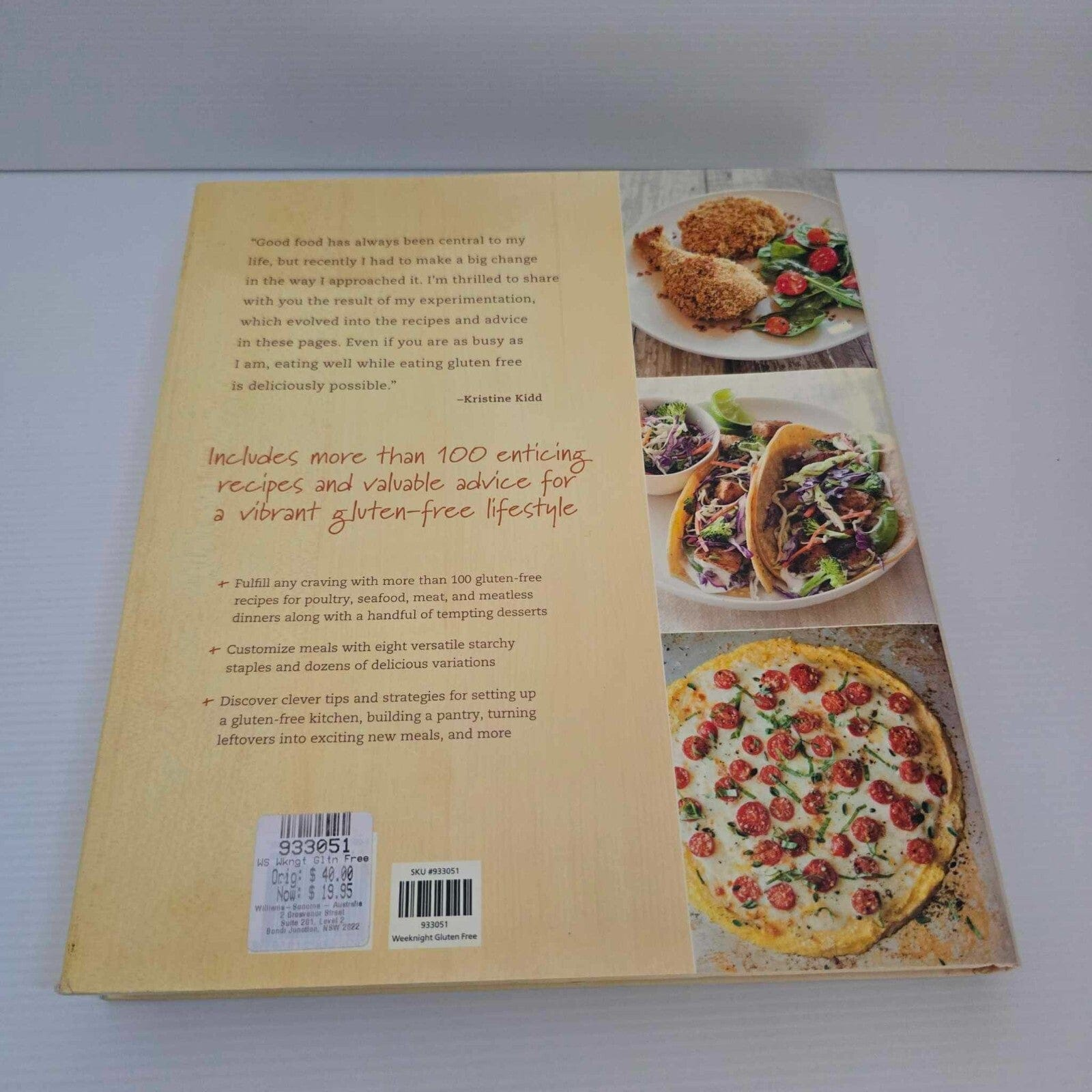 Alona.com.au Weeknight Gluten Free Simple Healthy Meals Cookbook by Kristine Kidd, Paperback