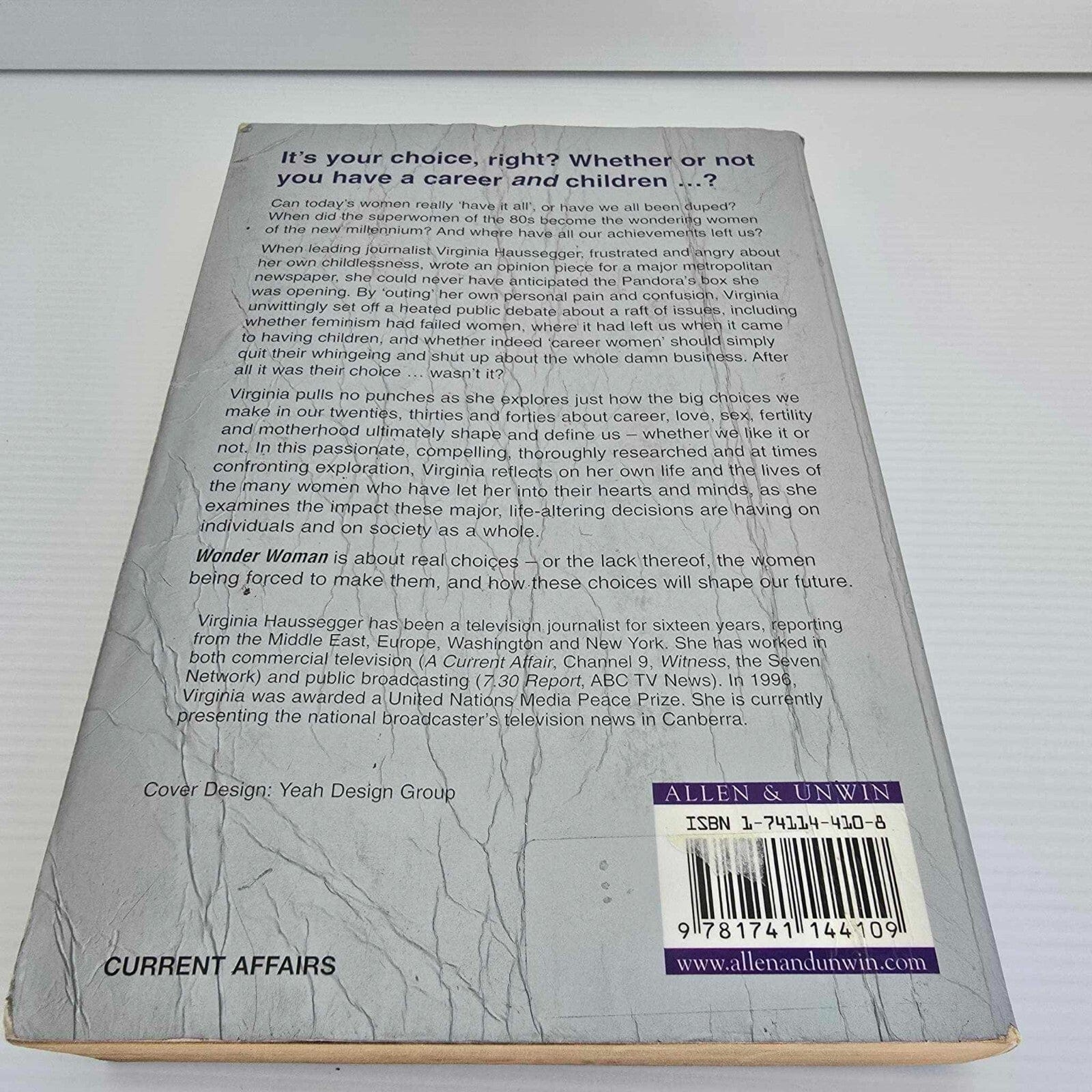 Alona.com.au Wonder Woman: The Myth of Having it All by Virginia Haussegger (Paperback 2005)