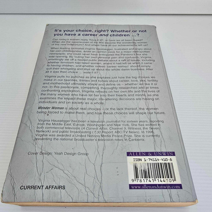 Alona.com.au Wonder Woman: The Myth of Having it All by Virginia Haussegger (Paperback 2005)