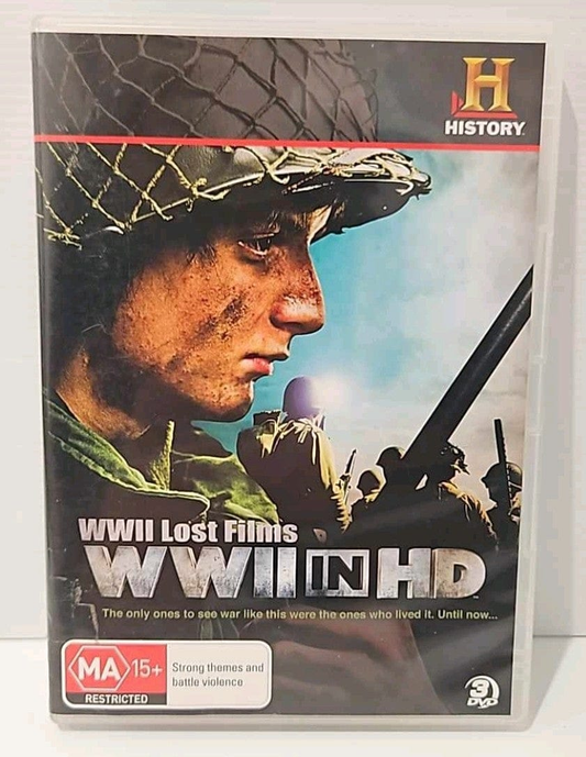 Alona.com.au WWII Lost Films - WWII In HD - 3 Disc Box Set DVD, Region 4, PAL