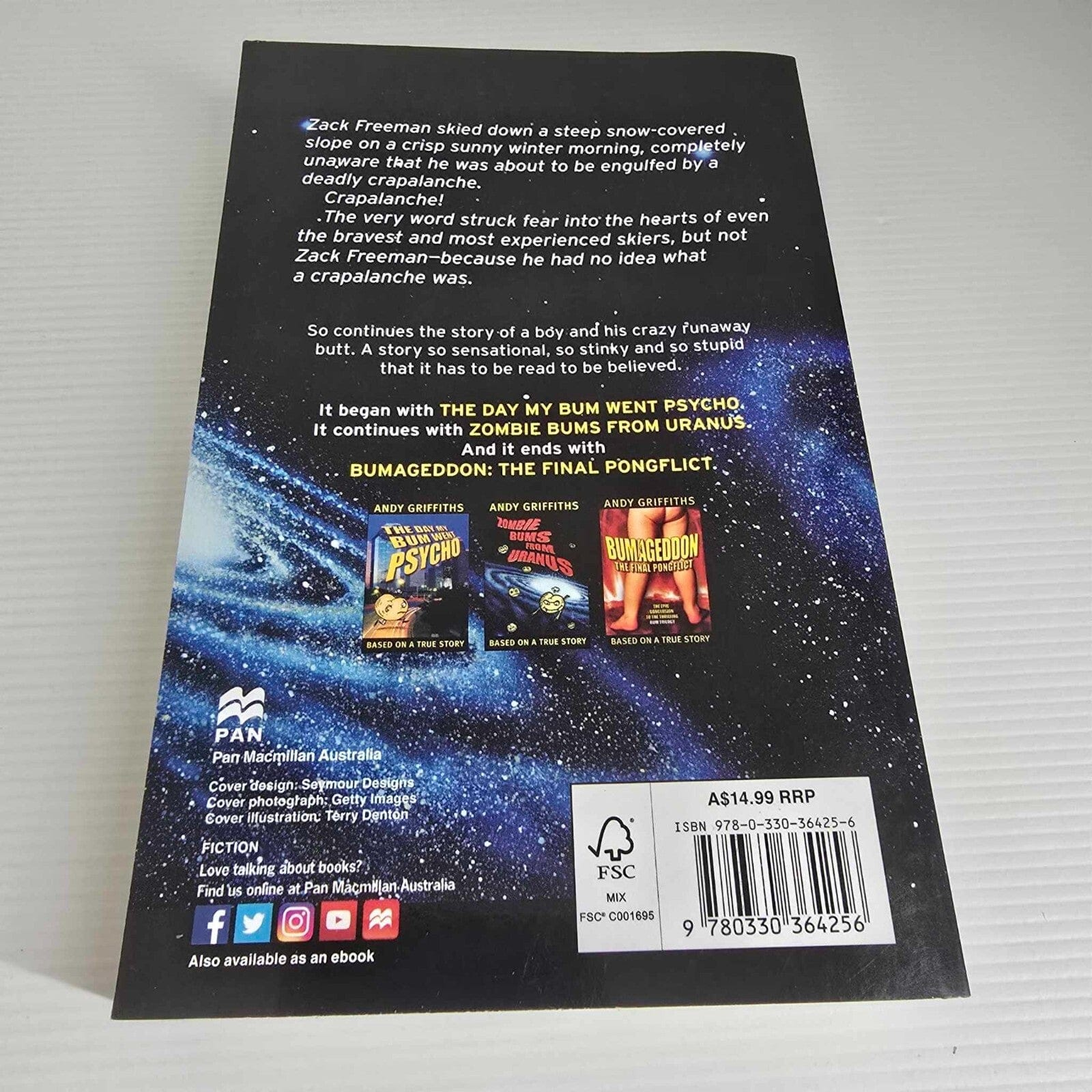 Alona.com.au Zombie Bums from Uranus by Andy Griffiths Based on a true story - Paperback 2018