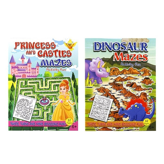 Alona Retail Store Activity Book Children Activity Book Puzzles A4 Maze Kids Minds Stimulation 32 Pages