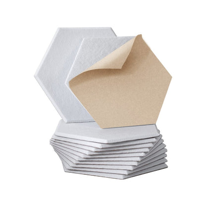 Alpha Audio & Video > Musical Instrument & Accessories > Audio Accessories Alpha Acoustic Foam 12pcs 35x30x0.9cm Soundproof Absorption Panel Adhesive White
