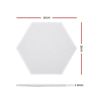 Alpha Audio & Video > Musical Instrument & Accessories > Audio Accessories Alpha Acoustic Foam 12pcs 35x30x0.9cm Soundproof Absorption Panel Adhesive White