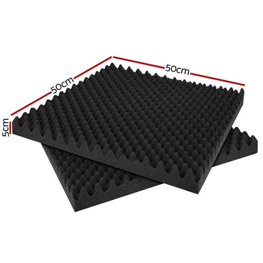 Alpha Audio & Video > Musical Instrument & Accessories > Audio Accessories Alpha Acoustic Foam 20pcs 50x50x5cm Sound Absorption Proofing Panels Eggshell