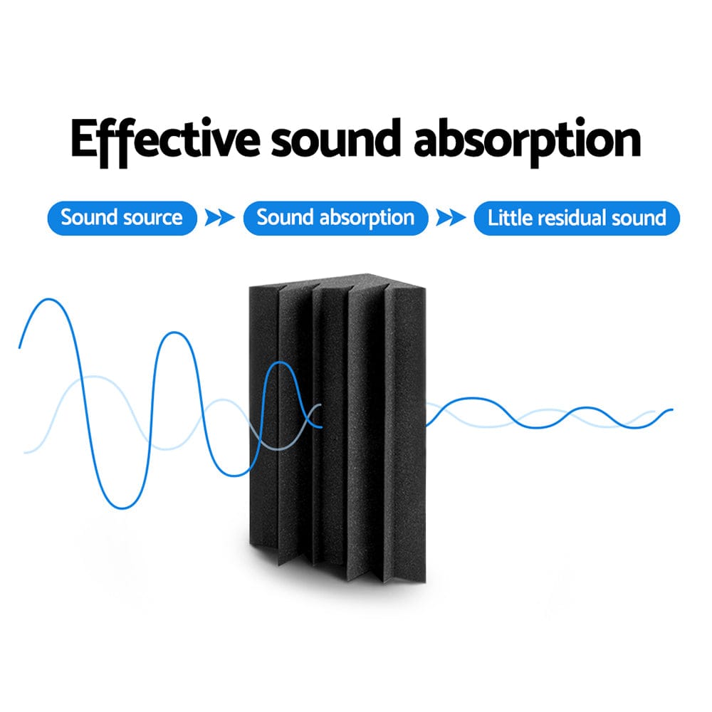 Alpha Audio & Video > Musical Instrument & Accessories > Audio Accessories Alpha Acoustic Foam 20pcs Corner Bass Trap Sound Absorption Proofing Treatment