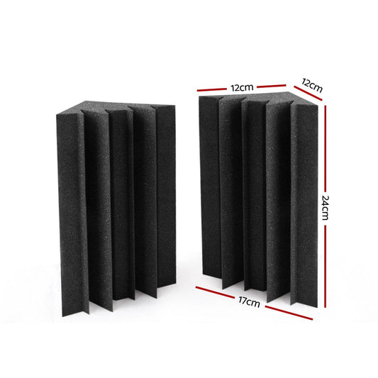 Alpha Audio & Video > Musical Instrument & Accessories > Audio Accessories Alpha Acoustic Foam 20pcs Corner Bass Trap Sound Absorption Proofing Treatment
