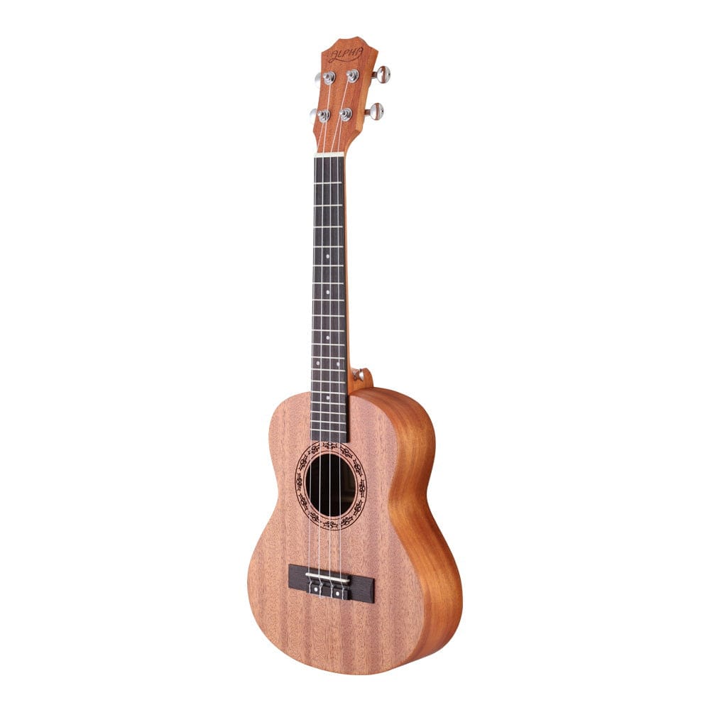 Alpha Audio & Video > Musical Instrument & Accessories > Guitars Alpha 23" Ukulele Natural Mahogany Concert Beginner Gift w/ Carry Bag