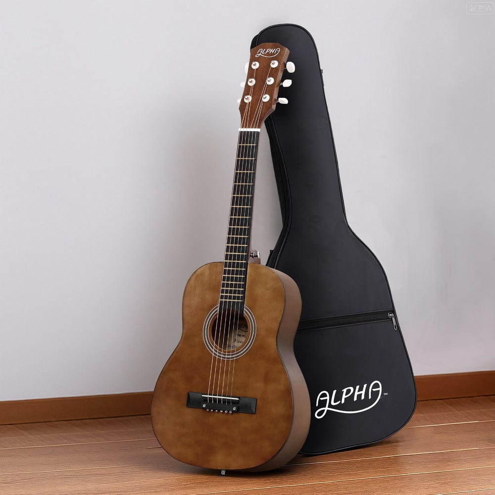 Alpha Audio & Video > Musical Instrument & Accessories > Guitars Alpha 31" Steel String Acoustic Guitar Portable