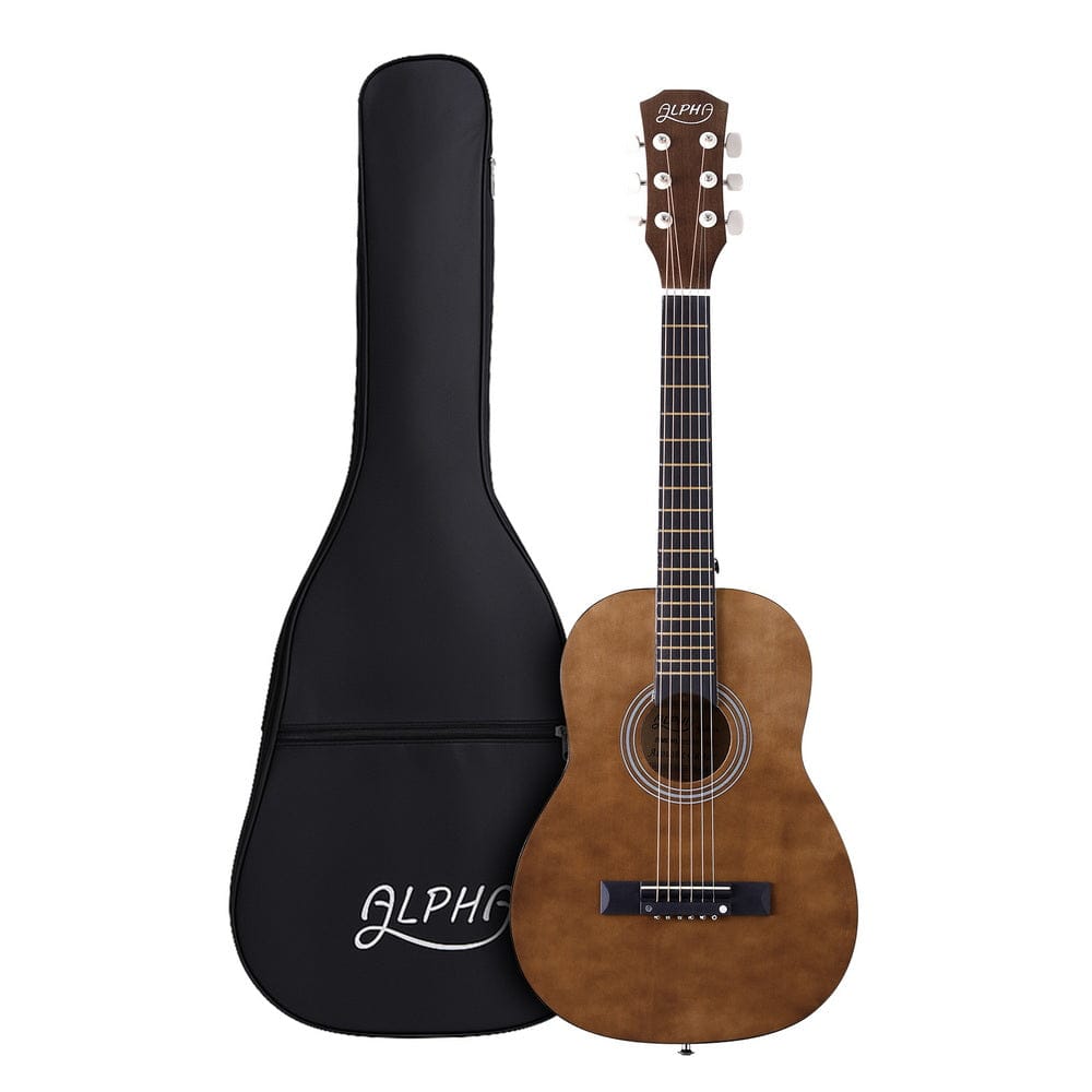 Alpha Audio & Video > Musical Instrument & Accessories > Guitars Alpha 31" Steel String Acoustic Guitar Portable