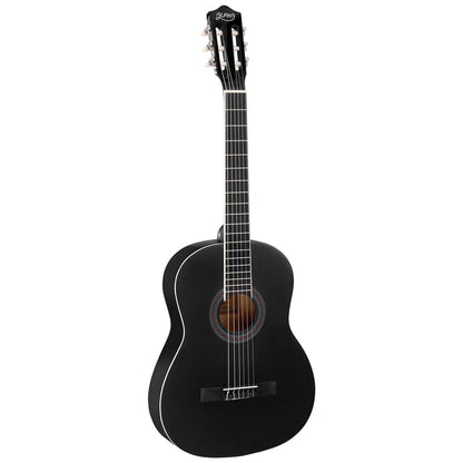 Alpha Audio & Video > Musical Instrument & Accessories > Guitars Alpha 39 Inch Classical Guitar Wooden Body Nylon String Beginner Gift Black