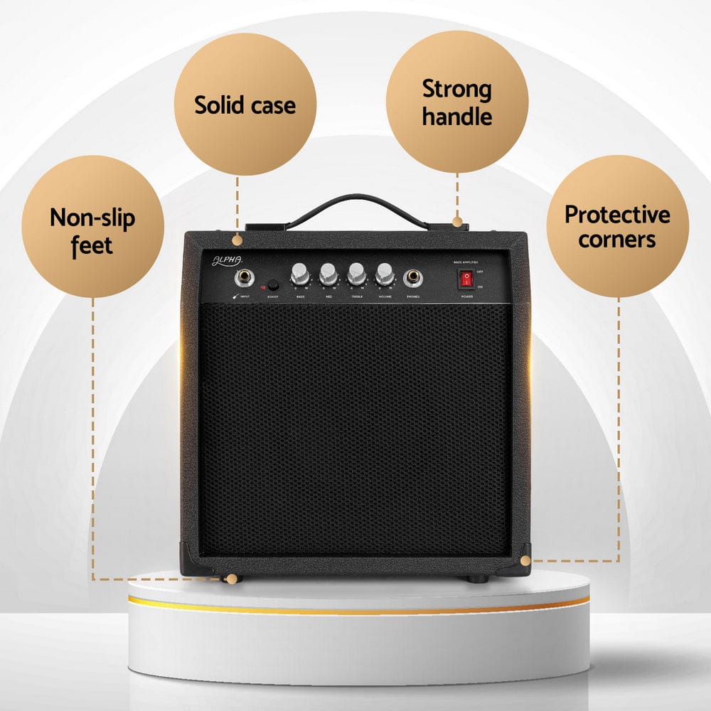 Alpha Audio & Video > Musical Instrument & Accessories > Guitars Alpha 40W Bass Guitar Amplifier Portable