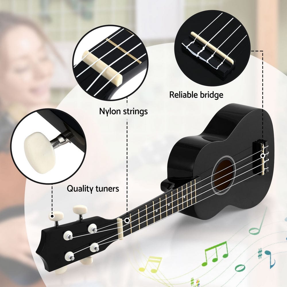 Alpha Audio & Video > Musical Instrument & Accessories > Guitars Alpha Ukulele 21 Inch Basswood Beginner