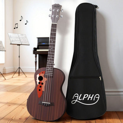 Alpha Audio & Video > Musical Instrument & Accessories > Guitars Alpha Ukulele 30 Inch with EQ 18 Frets