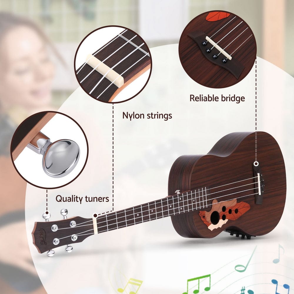Alpha Audio & Video > Musical Instrument & Accessories > Guitars Alpha Ukulele 30 Inch with EQ 18 Frets