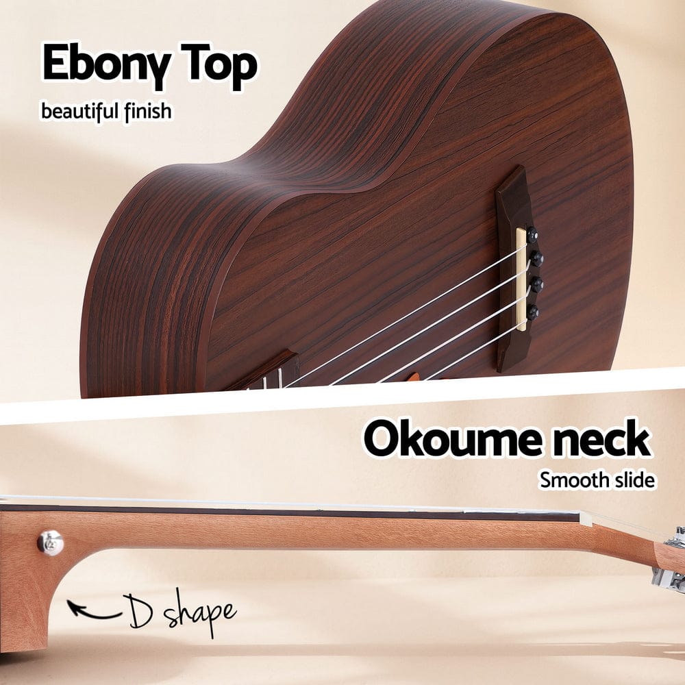 Alpha Audio & Video > Musical Instrument & Accessories > Guitars Alpha Ukulele 30 Inch with EQ 18 Frets