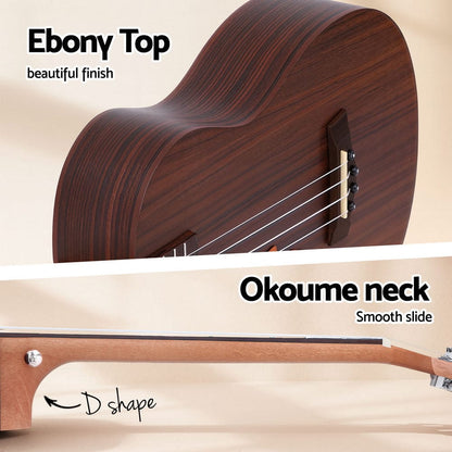 Alpha Audio & Video > Musical Instrument & Accessories > Guitars Alpha Ukulele 30 Inch with EQ 18 Frets