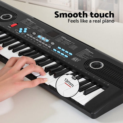 Alpha Audio & Video > Musical Instrument & Accessories > Musical Keyboards Alpha 61-Key Digital Piano Keyboard Electric Kids Gift Black