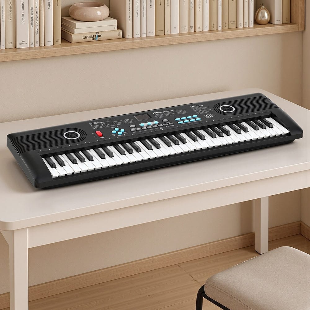 Alpha Audio & Video > Musical Instrument & Accessories > Musical Keyboards Alpha 61-Key Digital Piano Keyboard Electric Kids Gift Black