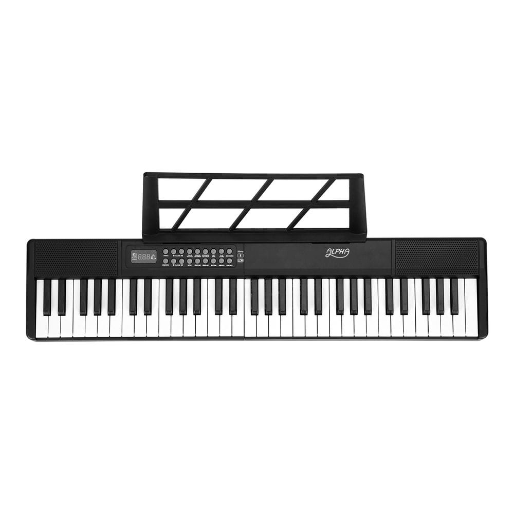 Alpha Audio & Video > Musical Instrument & Accessories > Musical Keyboards Alpha 61 Keys Foldable Electronic Piano Keyboard Digital Electric w/ Carry Bag