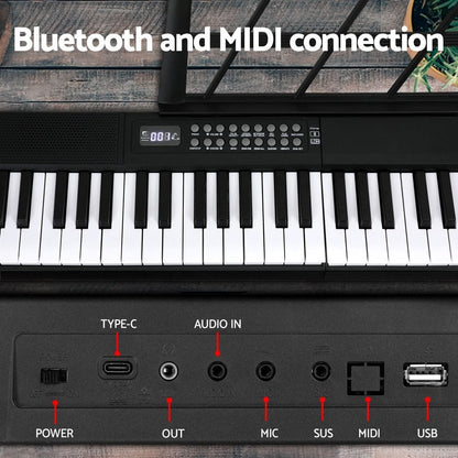 Alpha Audio & Video > Musical Instrument & Accessories > Musical Keyboards Alpha 61 Keys Foldable Electronic Piano Keyboard Digital Electric w/ Carry Bag