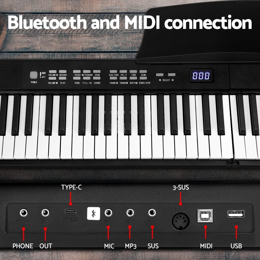 Alpha Audio & Video > Musical Instrument & Accessories > Musical Keyboards Alpha 88 Keys Foldable Electronic Piano Keyboard Digital Electric w/ Carry Bag