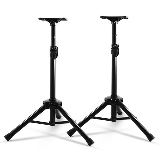 Alpha Audio & Video > Speakers > Speaker Accessories Alpha Speaker Stand 65-120cm Adjustable Height Surround Sound Studio Home 2pcs