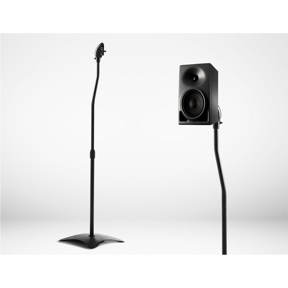 Alpha Audio & Video > Speakers > Speaker Accessories Alpha Speaker Stand 75-112cm Adjustable Height Surround Sound Studio Home 2pcs