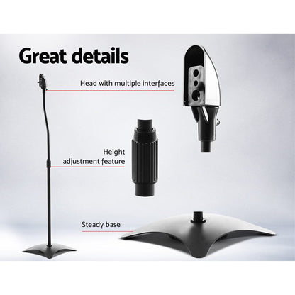 Alpha Audio & Video > Speakers > Speaker Accessories Alpha Speaker Stand 75-112cm Adjustable Height Surround Sound Studio Home 2pcs