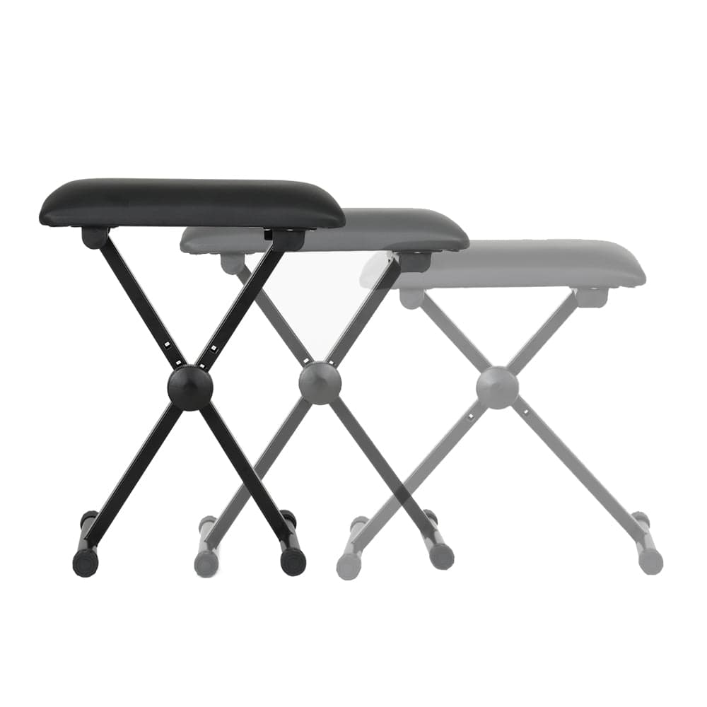Alpha Furniture > Bar Stools & Chairs > Table & Bar Stools Alpha Piano Stool Adjustable Height Keyboard Seat Portable Bench Chair Black