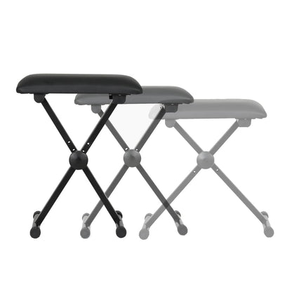 Alpha Furniture > Bar Stools & Chairs > Table & Bar Stools Alpha Piano Stool Adjustable Height Keyboard Seat Portable Bench Chair Black