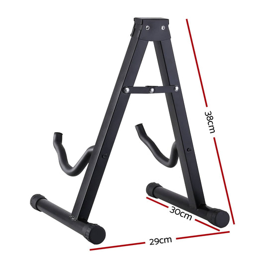 Alpha Sports & Fitness > Bikes & Accessories > Bicycle Stands & Storage Alpha Guitar Stand Folding Portable Floor Rack Holder